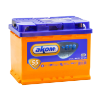 Аккумулятор АКОМ + EFB  6СТ- 55 рос